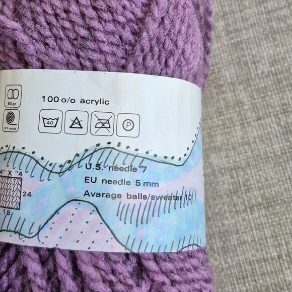 Plum Yarn-Laine Orwool Heather--6+ skeins - Picture 2 of 4